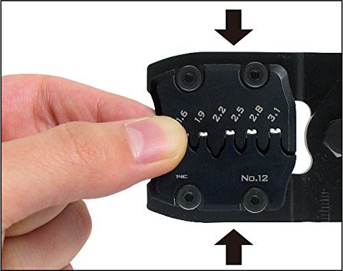 Engineer JAPAN PAD-13 Interchangeable Crimper universal mini micro crimping tool