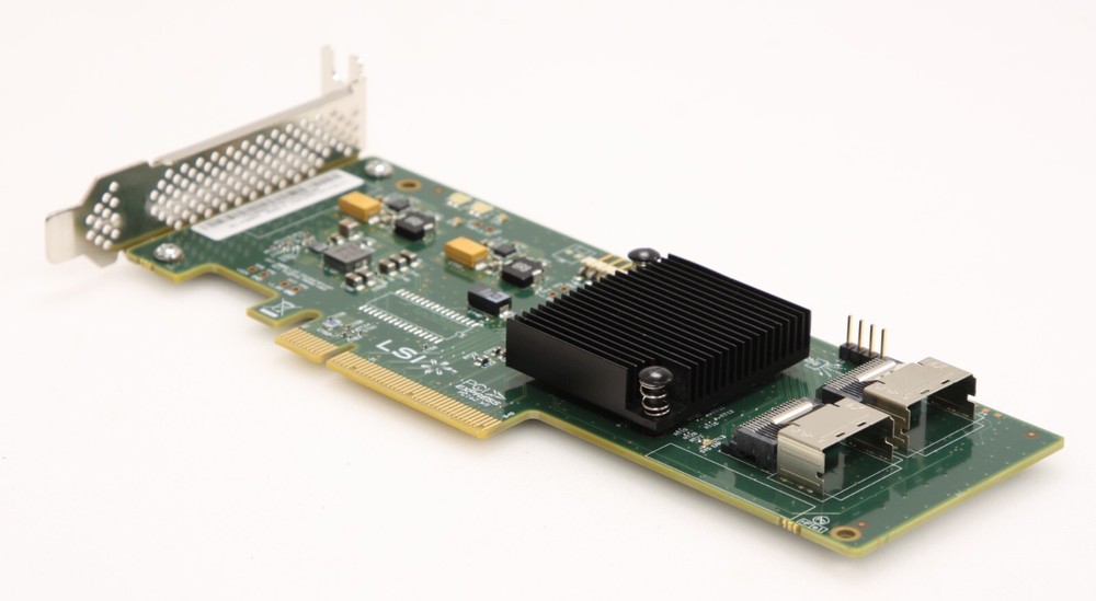 LSI SAS9201-8i 6Gbps SAS/SATA PCI-e RAID Controller Card - Low Profile.