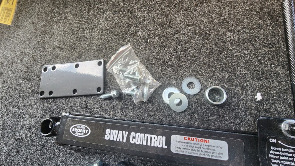 Trailer Sway Control Brophy, New for Weight Distribution
