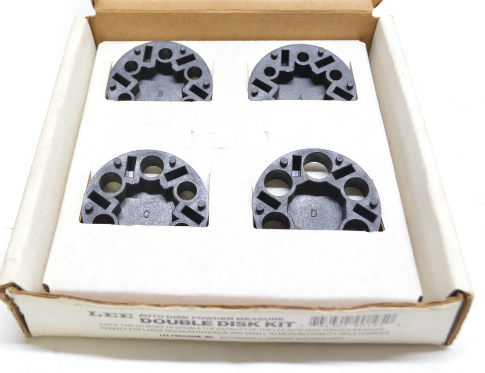 Lee Precision Auto Disk Powder Measure Double Disk Kit - #90195