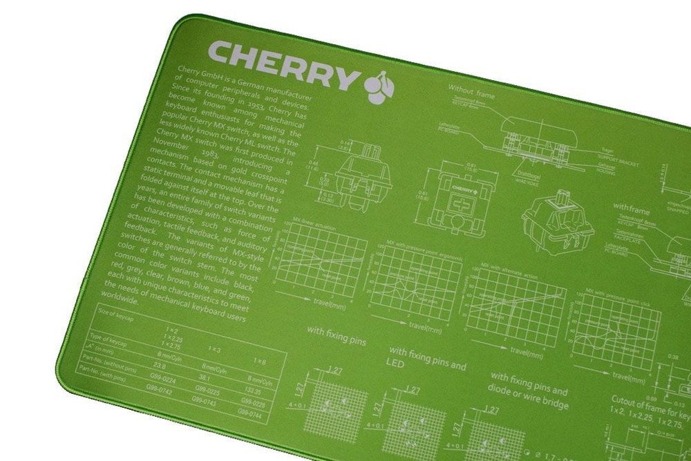Cherry MX Deskmat - Lime Green
