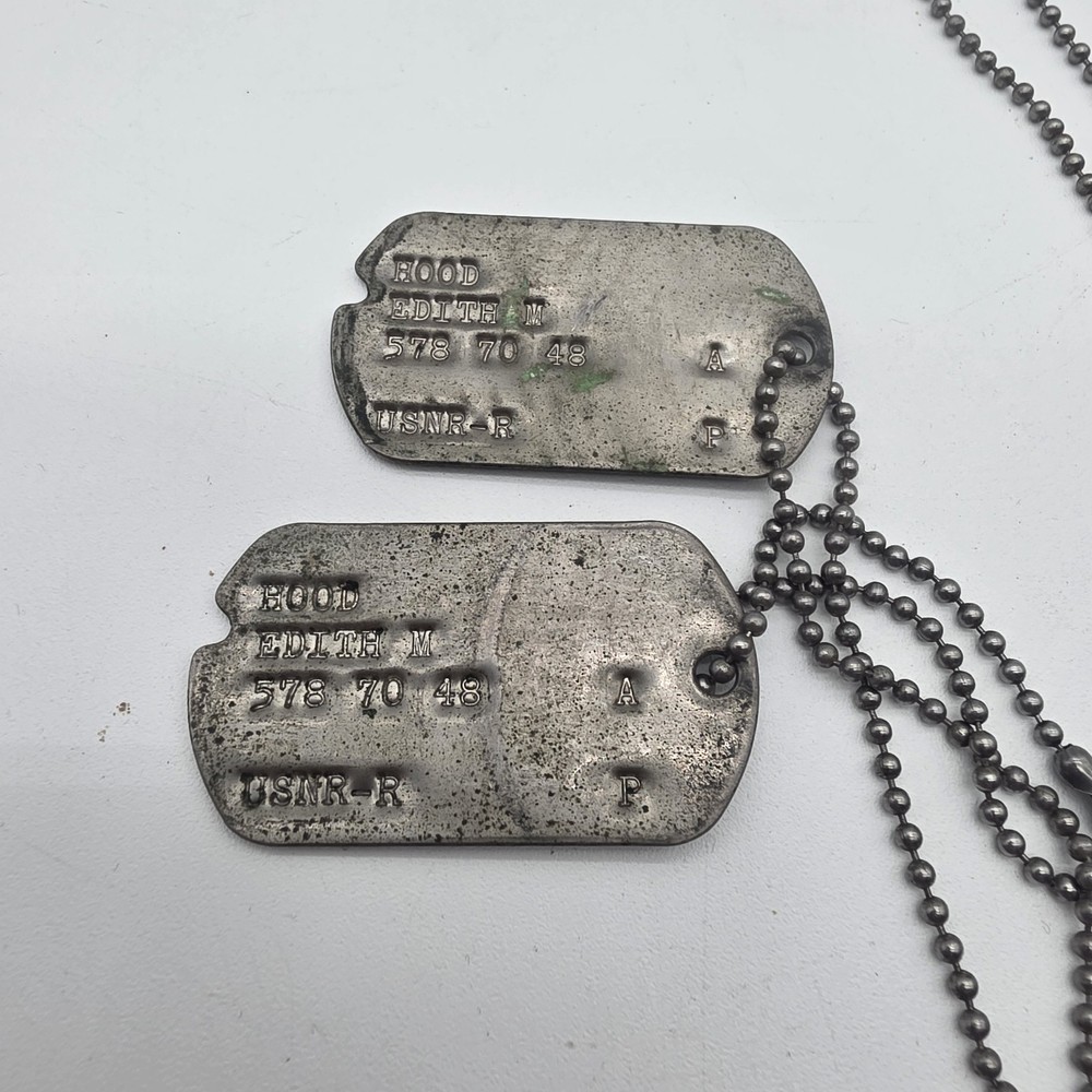 Ww2 USN Notched Dog Tags