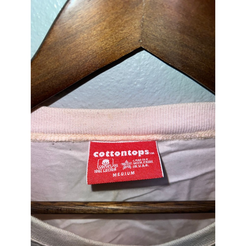 Vintage Cottontops Windbreaker Lightweight Jacket Top Printable Wovens Medium