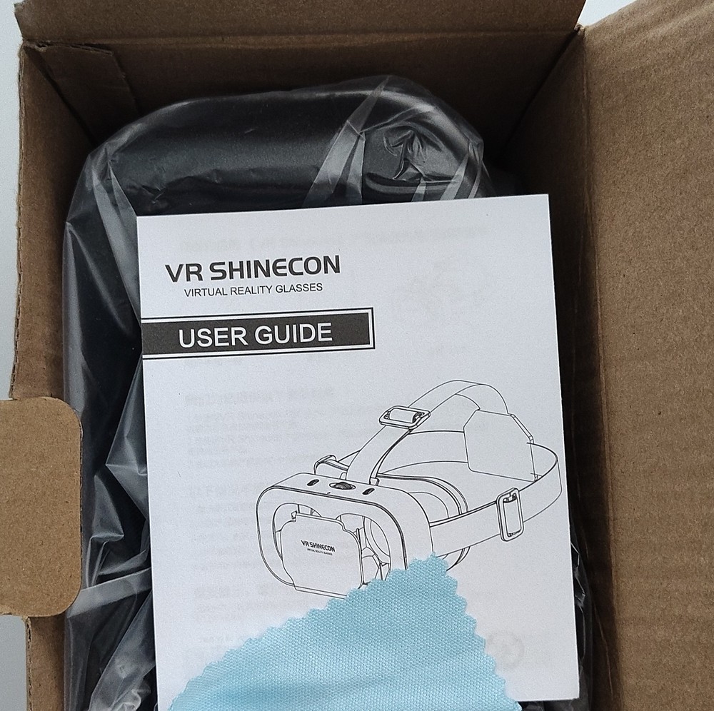 VR Shinecon Virtual Reality Glasses Black Smartphone VR Headset