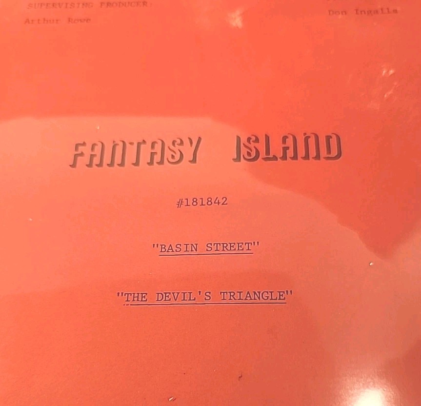 X5 1980 Fantasy Island Scripts Screenplay 3 Final 2 Second Drafts #1