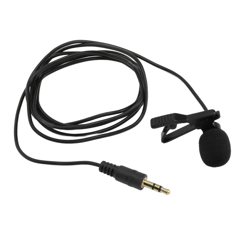 Lavalier Microphone Noise Reduction Omnidirectional Clip On Mic For Interview