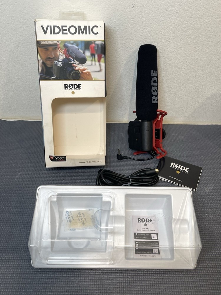 Rode RODVIDEOMIC Condenser Cable Professional Microphone Unused