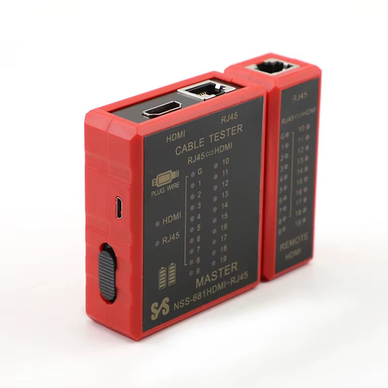 Multifunctional Network Cable Tester - HDMI Compatible, RJ45 8P8C LAN POE Anti-B