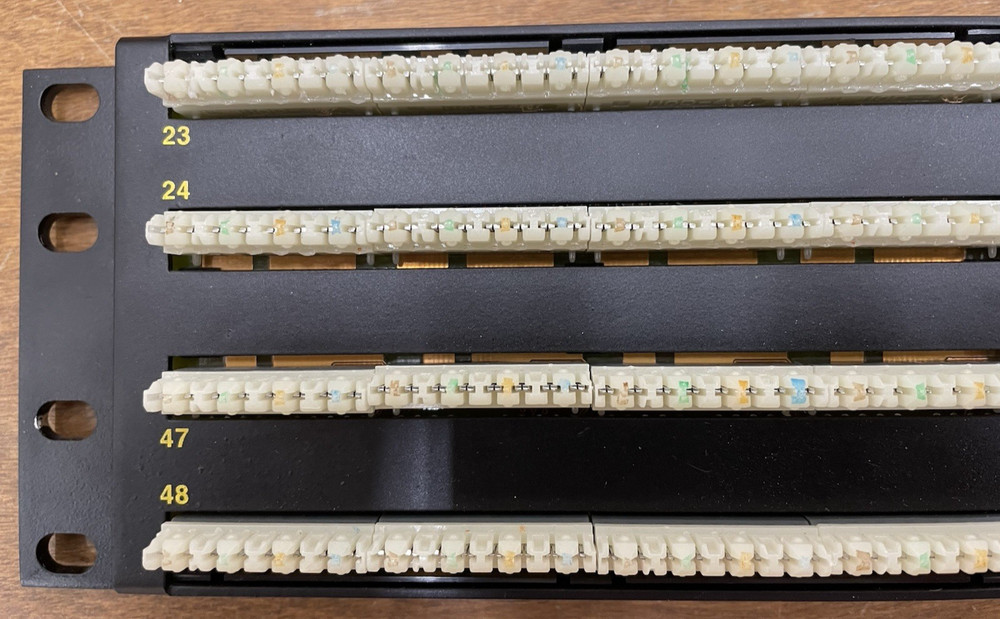 Ortronics OR-851044791 Category 5 48-Port Patch Panel Rack