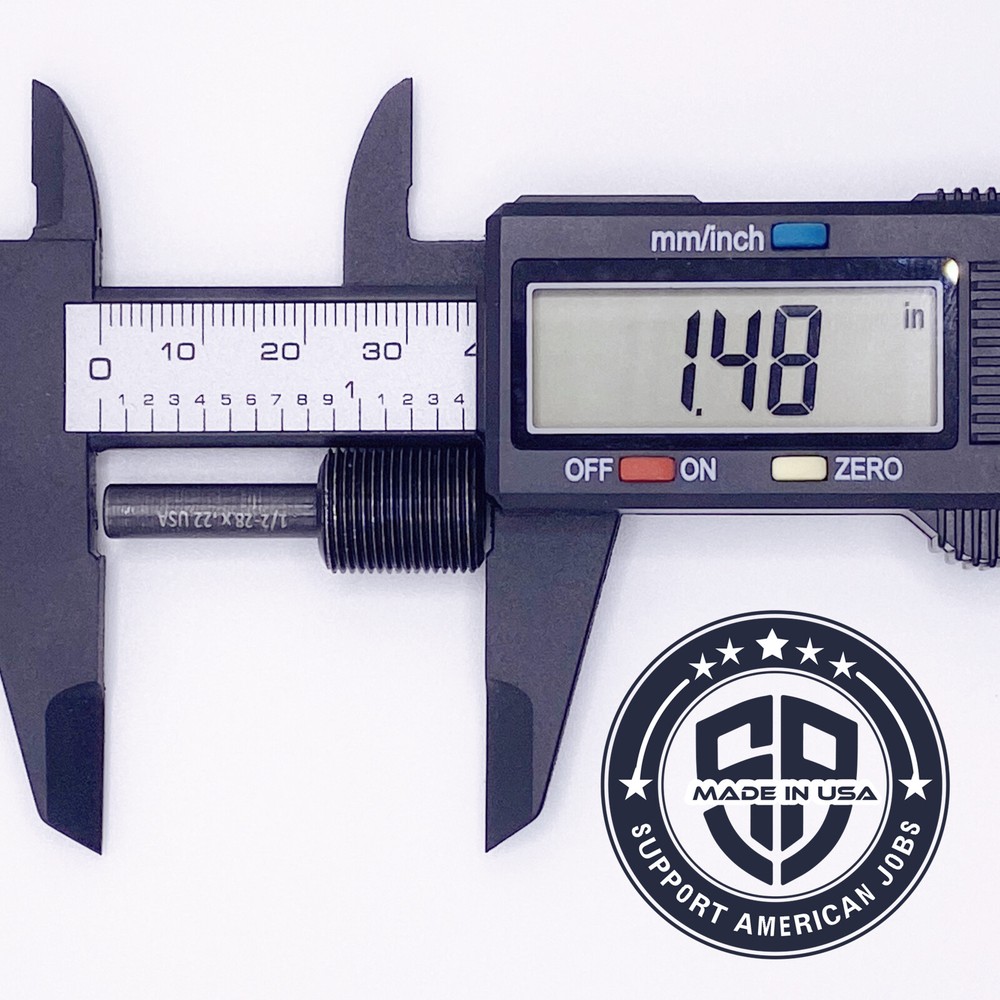 1/2-28 Thread Die Starter Hex socket 9MM .22 - .224 Thread alignment tool steel