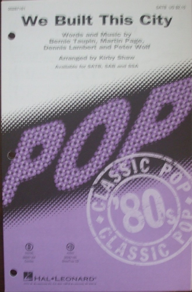 We Built This City SATB arr Shaw 6 copies FS