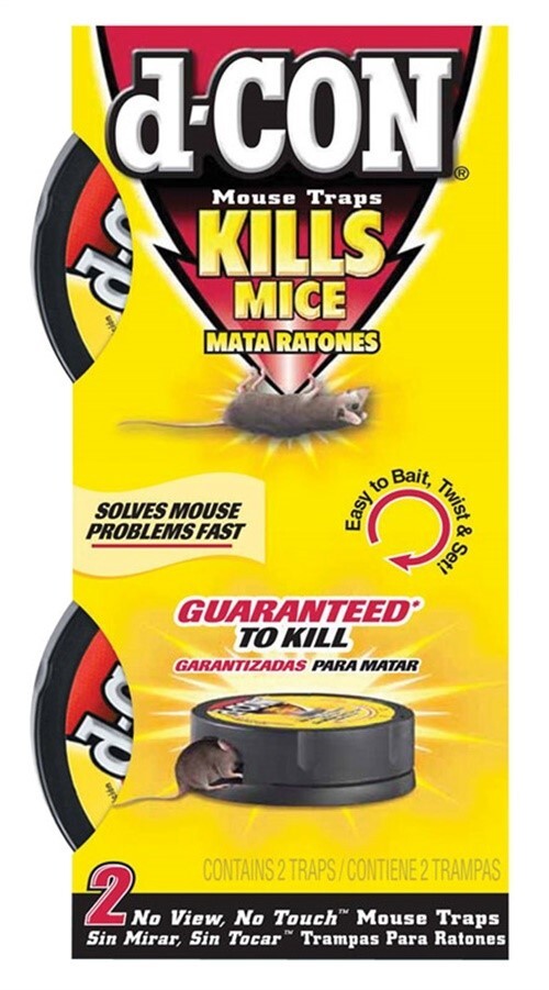 d-CON Small Snap Trap For Mice 2 pk