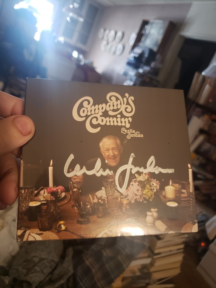 Leslie Jordan Signed CD Company's Comin' Sealed Mint Condition