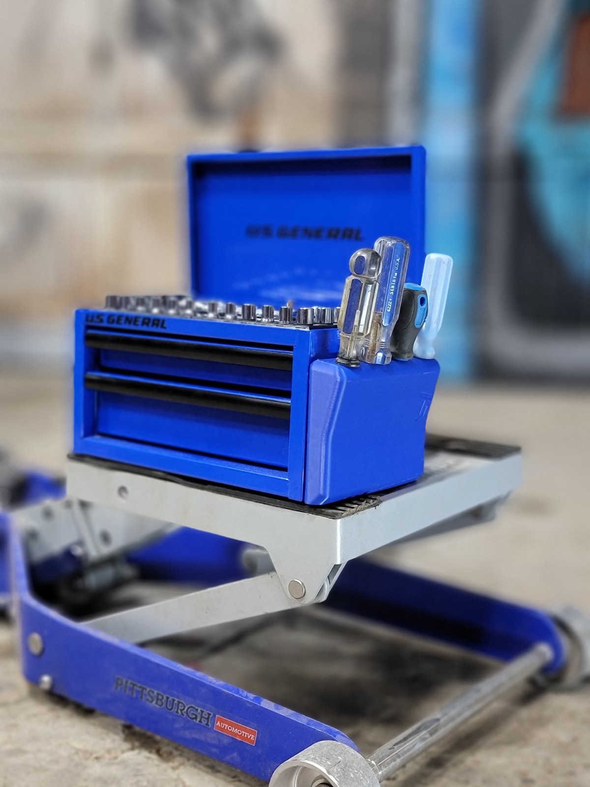 Mini Toolbox Sideloaded Screwdriver Holder/Attachment | US General Upgrade!