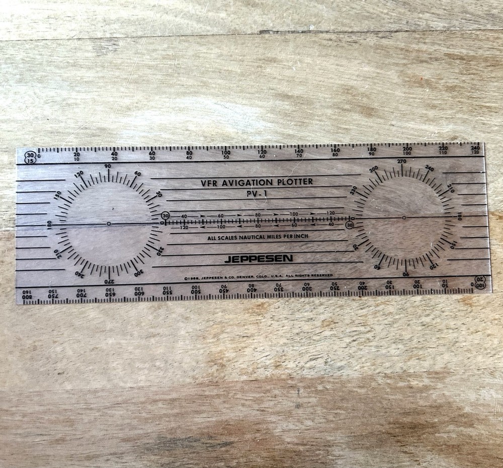 Vintage Calculating Measuring Ruler Set
