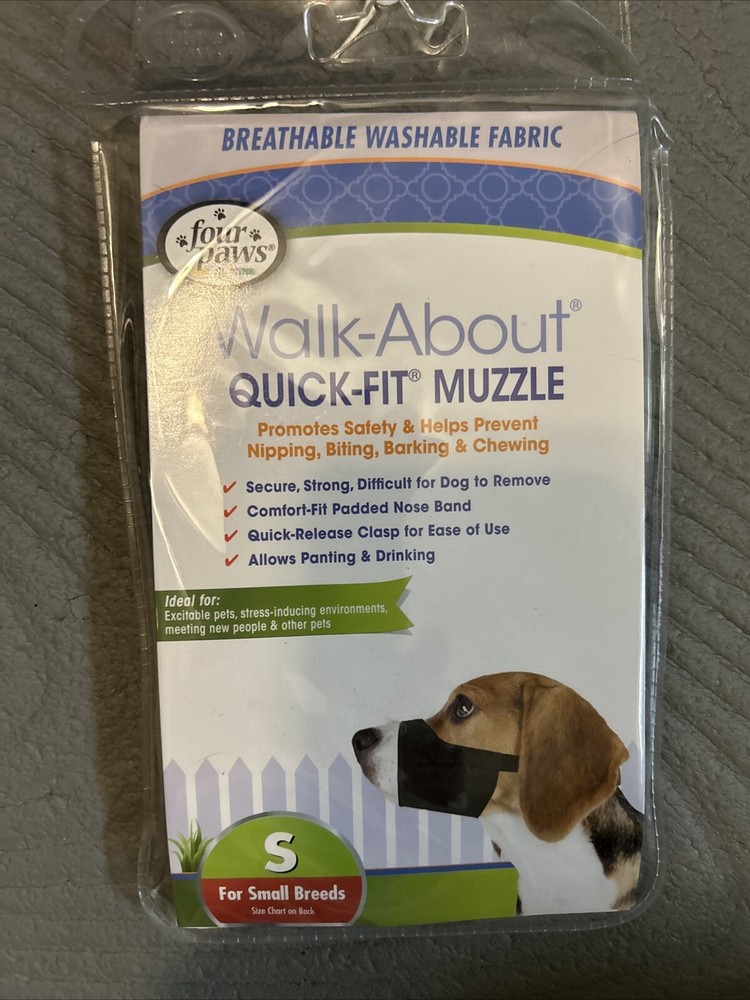 Four Paws Walk-About Quick-Fit Dog Muzzle Small