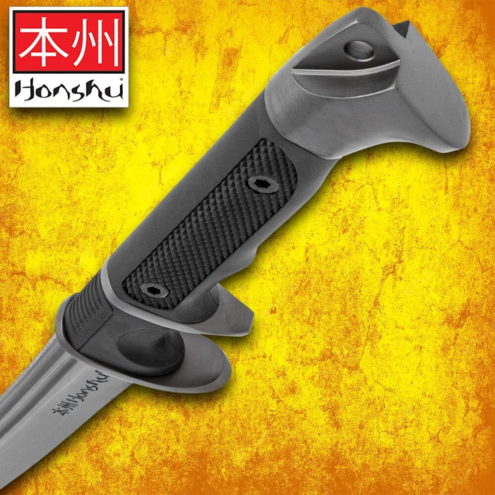 Honshu Battle Ready Tactical Wakizashi Sword | Sharp Damascus Steel Blade