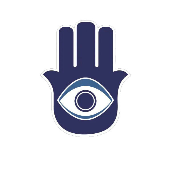 Hamsa Hand Amulet Sticker Decal