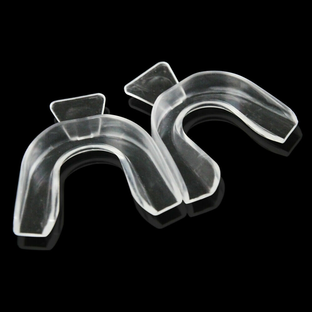 4pcs Thermoplastic Moldable Teeth Whitening Trays Mouth Guard Grinding Teeth