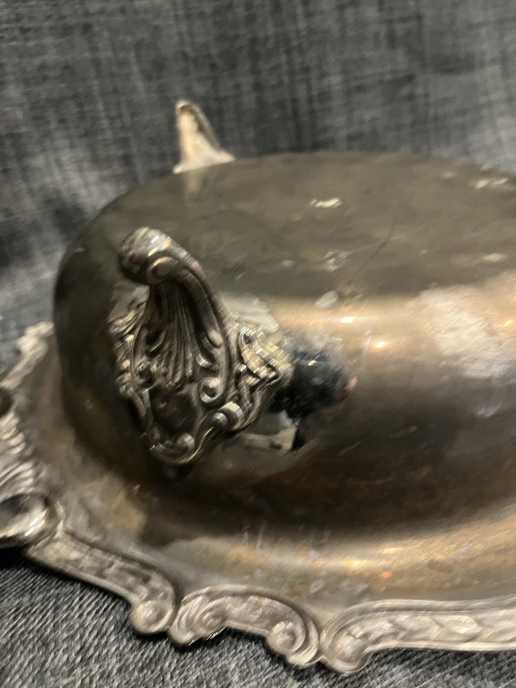 Vintage Silver Plated Serving Dish