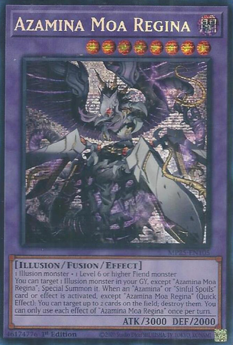 Azamina Moa Regina - MP25-EN105 -  Prismatic Secret Rare - NM/M