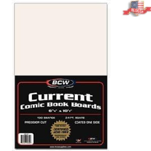 Premium Acid-Free Archival Current Comic Backing Boards - 5 Pack Comics