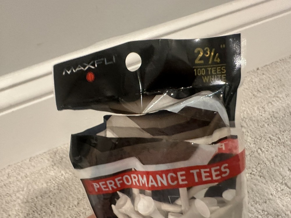 Maxfli Performance 2 3/4” Golf Tees 100 Pack (see Description)