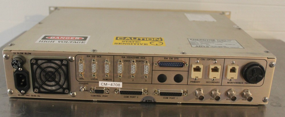 ENERDYNE ADVS DEC2000R2 DEC2000R02-02 DIGITAL VIDEO COMPRESSION DECODER