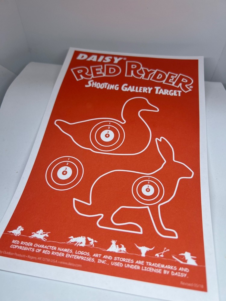 Assorted Daisy Red Ryder Targets Shooting Gallery