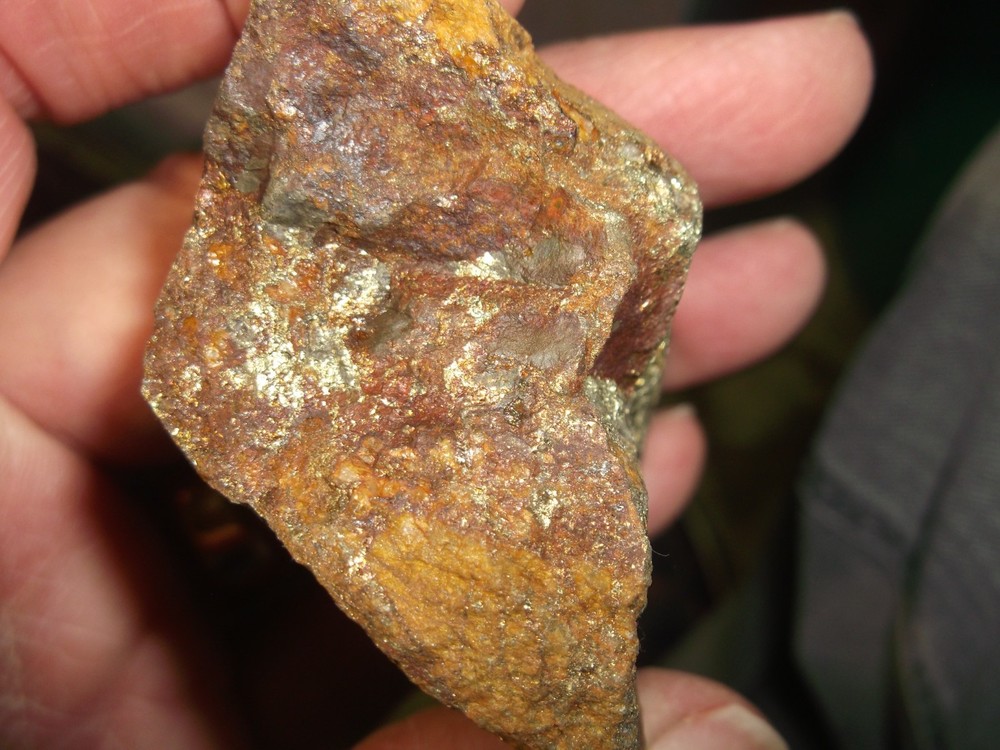 gold silver copper ore, 193 grams samples ,ore high grade .