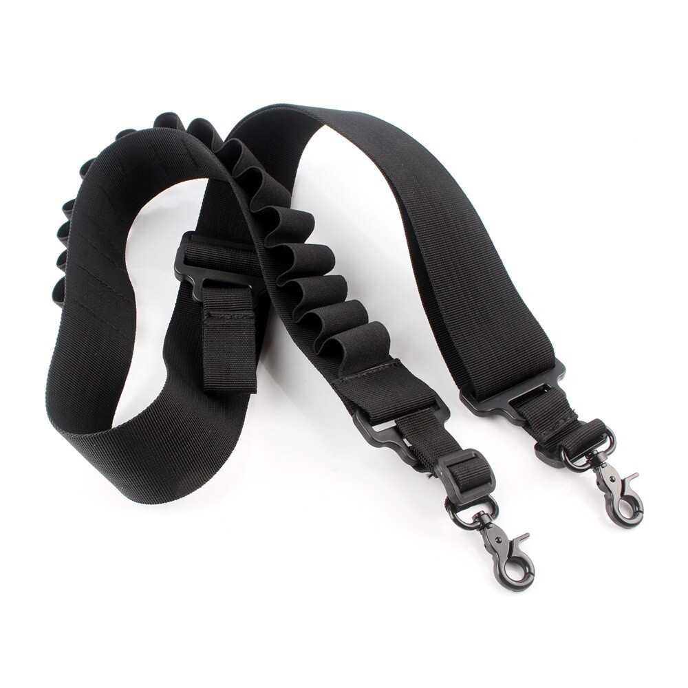 Tactical Shotgun Sling 15 Shell Ammo Holder Bandolier12/20Ga Shotgun Shell Sling