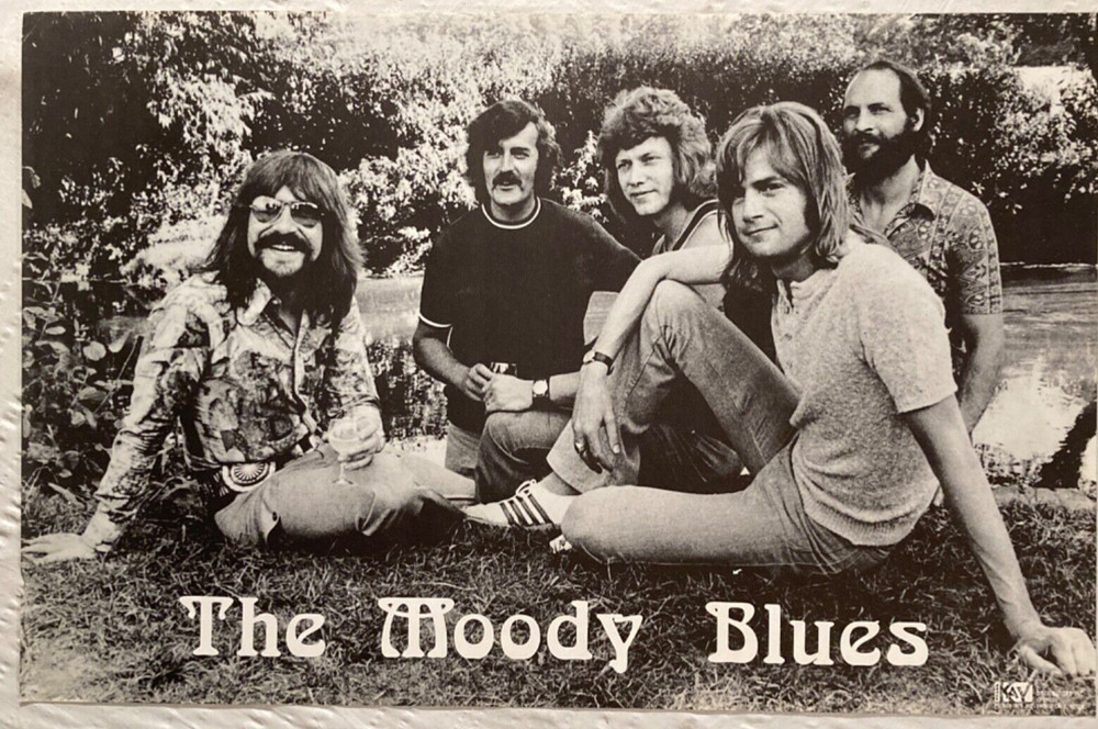 Moody Blues 1972 Matte Poster Frank Kay Hollywood
