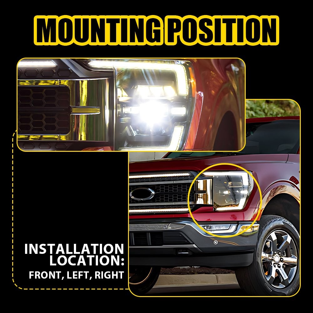 Pair FOR Ford F150 F250 350 2020-2022 LED Headlight Control Module Ballast