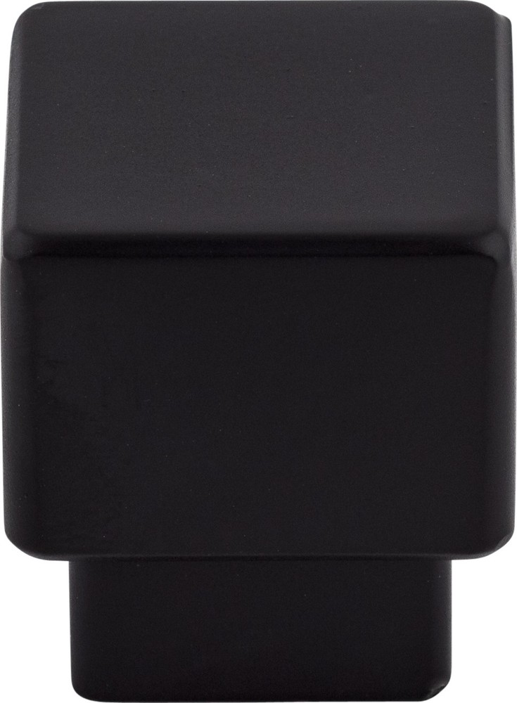 Top Knobs TK32BLK Tapered Knob 1" Flat Black