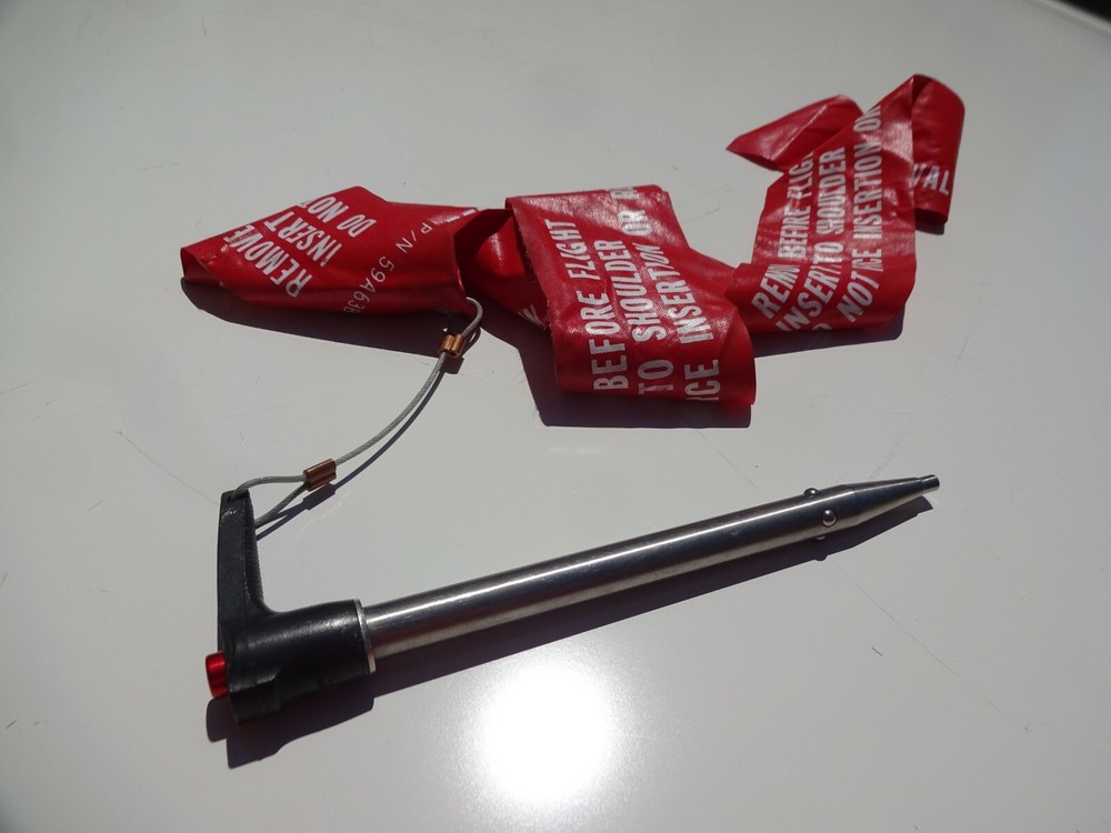 Vintage Aviation Pin with Banner-- Remove Before Flight--