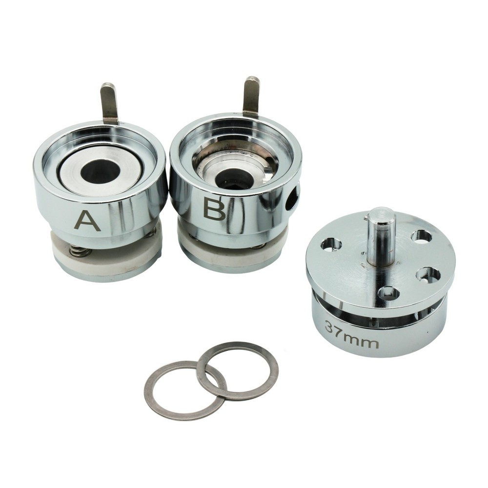ChiButtons Mould- 37mm (1.5") Round Interchangeable Moulds for Button Maker-B400