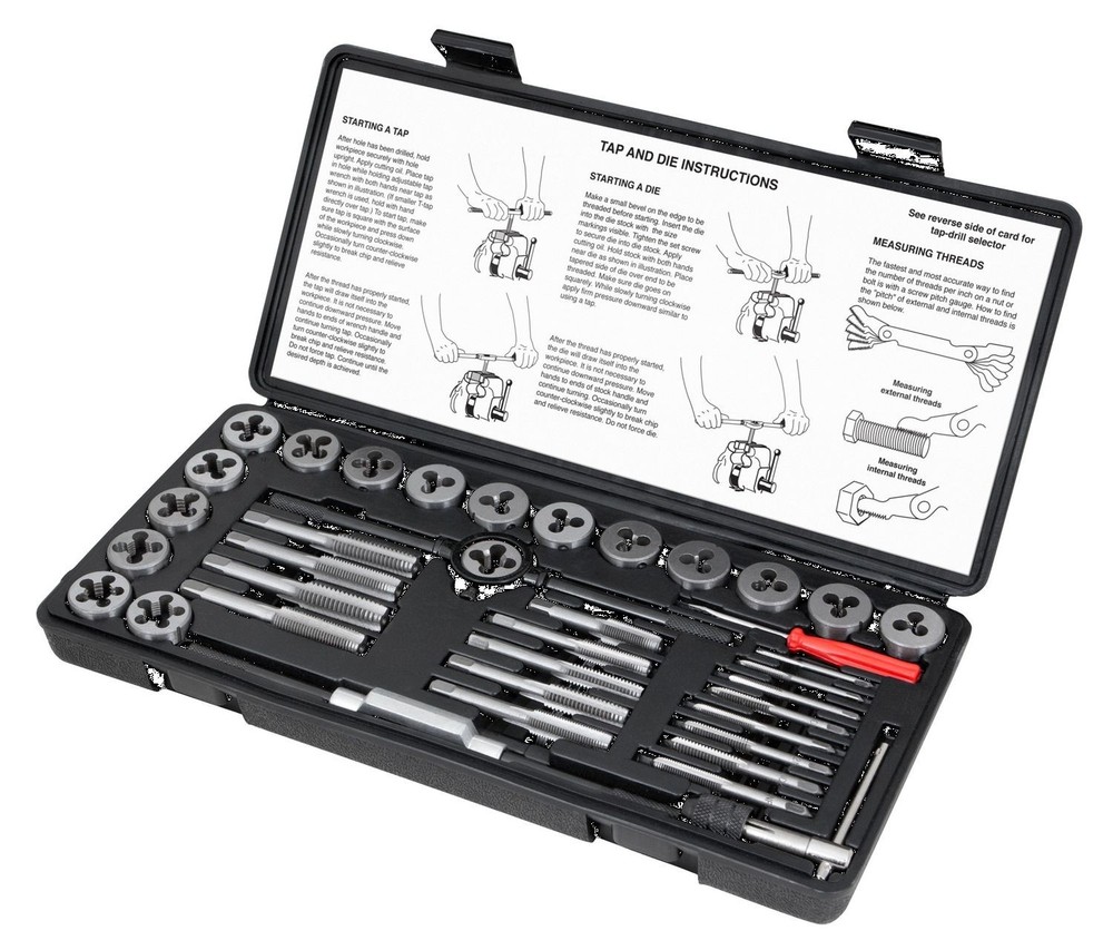 Performance Tool W4002DB 40 Piece MM Tap & Die Set