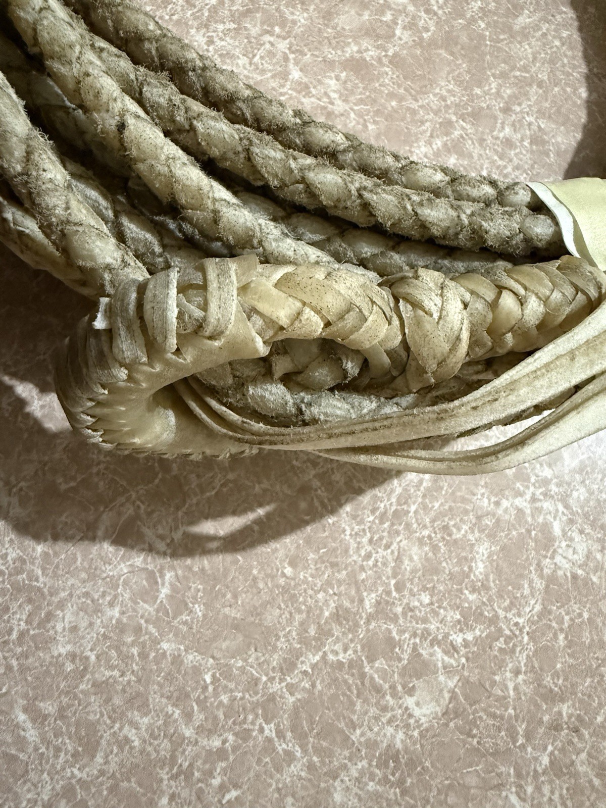 Western Handmade 4 strand Rawhide Reata (78 Ft Long 3/8 Diameter)