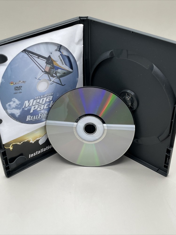 Real Flight 6 R/C Flight Simulator DVD + MEGA PACK DVD Installation Guide