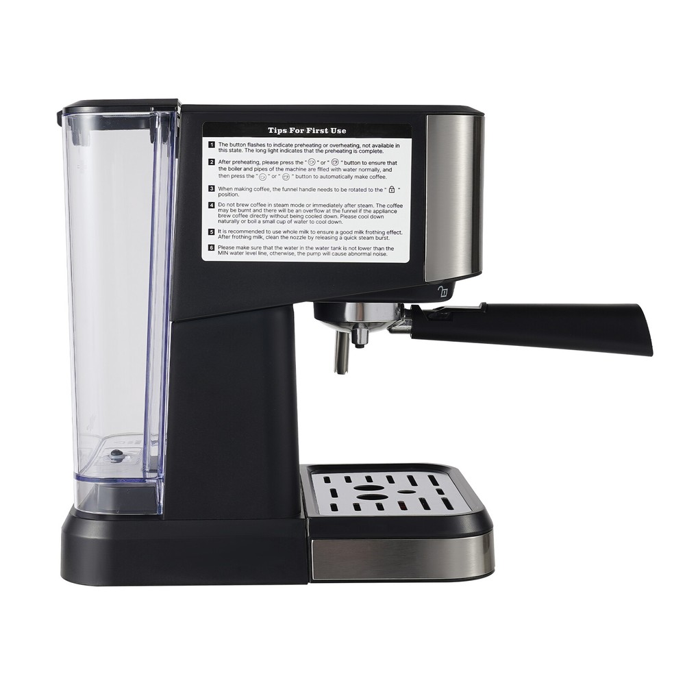 Spoon&Tamper Small Drip Coffee Machine,1.5L Semi-automatic Coffee Machine US