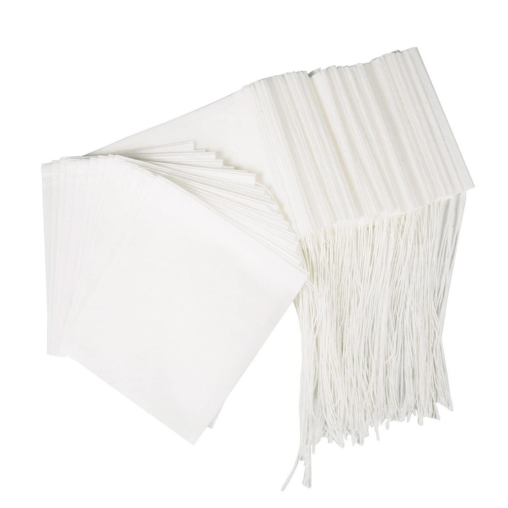 Disposable Empty Cotton Drawstring Seal Filter Loose Leaf Tea Bags