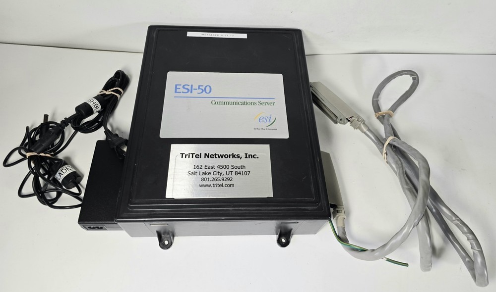 ESI-50 COMMUNICATION SERVER PBX With Power Supply+Cable
