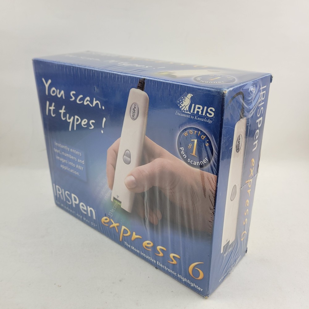 IRISPen Express 6 Electronic Pen Highlighter Scanner For Windows and Mac