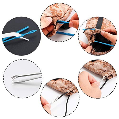 10 Pieces Bodkin Threader Drawstring Threader Set, Including 2 Flexible