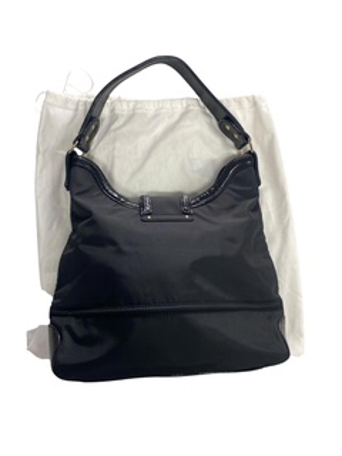 Kate Spade Black Handbag with Gold Turn Lock