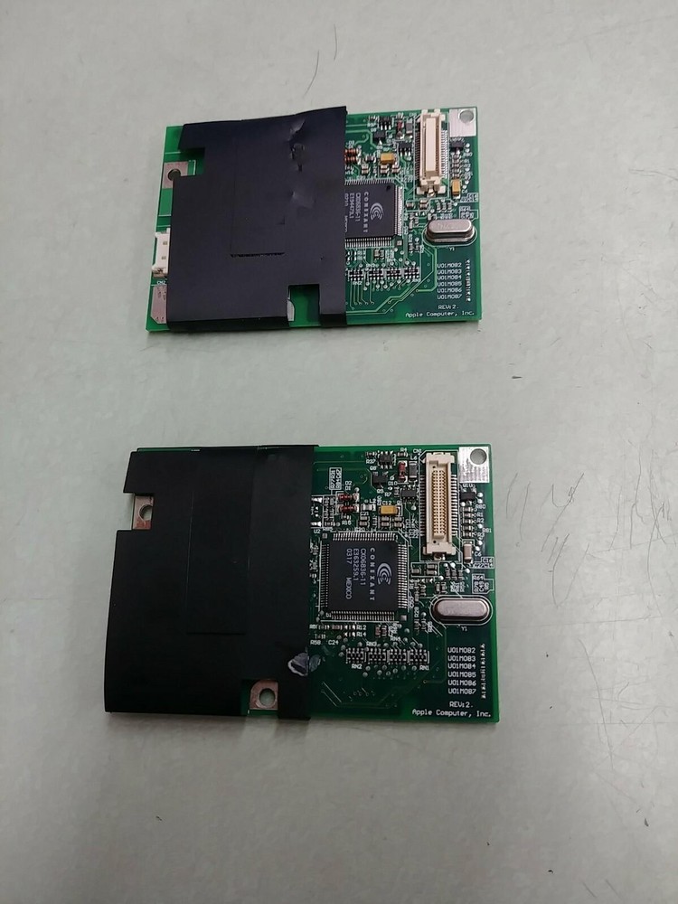 (2) Apple POWERMAC G4 EMC1914 Computer Internal Modem Card U01M085 A01-0467 JP