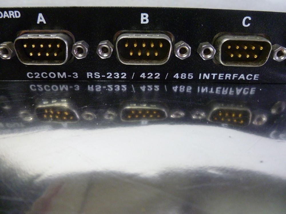 2 MIX CRESTRON C2COM-3 RS-232/422/485 INTERFACE & C2ENET-2 ETHERNET INTERFACE