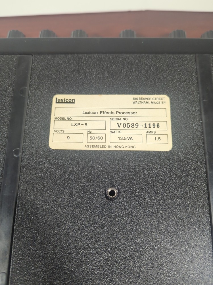 Lexicon LXP-5, Stereo Effects Processor, Delay, Chorus, Pitch, Vintage Unit