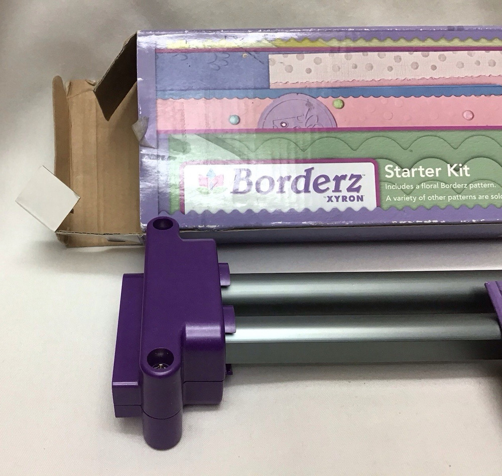 Xyron Borders Emboss Rollers for Creatopia Floral Design Flowers Embossing