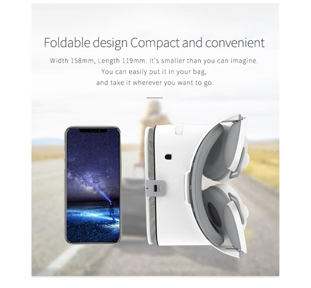 BOBOVR Z6 VR Bluetooth Virtual Reality Headset Wireless 3D VR Glasses For Phones